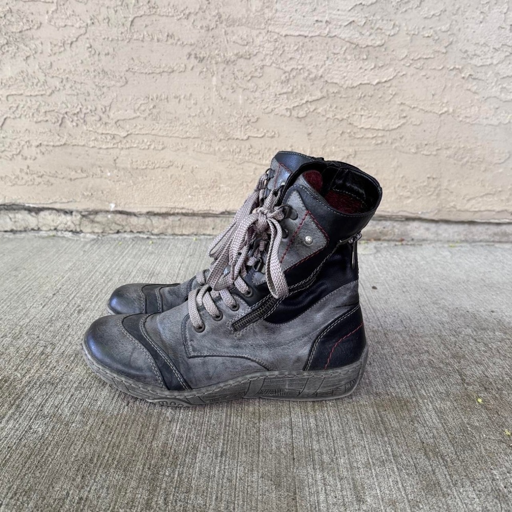 ASH GREY REMONTE ZIPPER BOOT SNEAKERS
